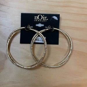 nOir Jewelry Hoop Earrings